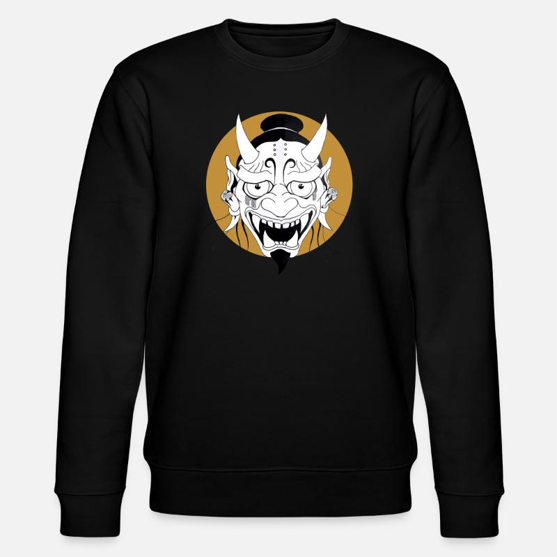 Oni Maske - Stanley/Stella Unisex Bio-Sweatshirt CHANGER - Schwarz