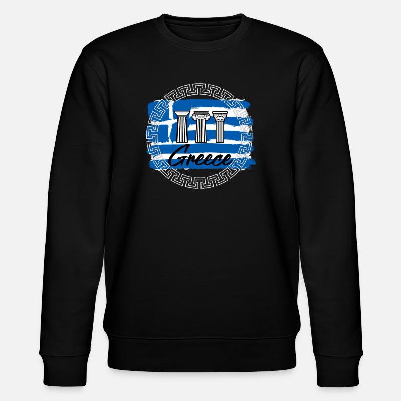 Grèce - Sweat bio CHANGER Stanley/Stella Unisexe - noir