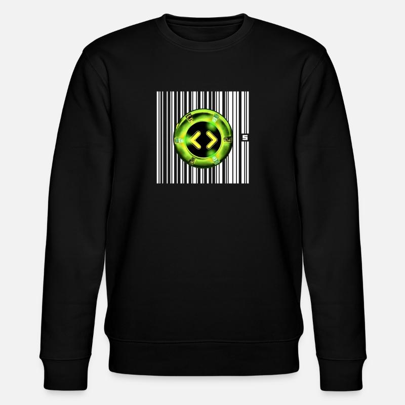 SPOT - READY - Stanley/Stella CHANGER Unisex Organic Sweatshirt - black
