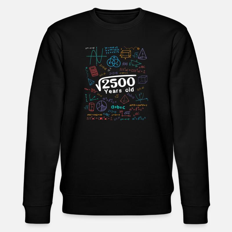 2500 ans de gribouillages mathématiques - Sweat bio CHANGER Stanley/Stella Unisexe - noir
