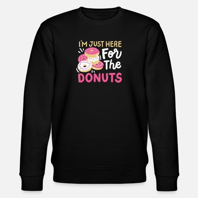 Donuts Donut-Liebhaber - Stanley/Stella Unisex Bio-Sweatshirt CHANGER  - Schwarz