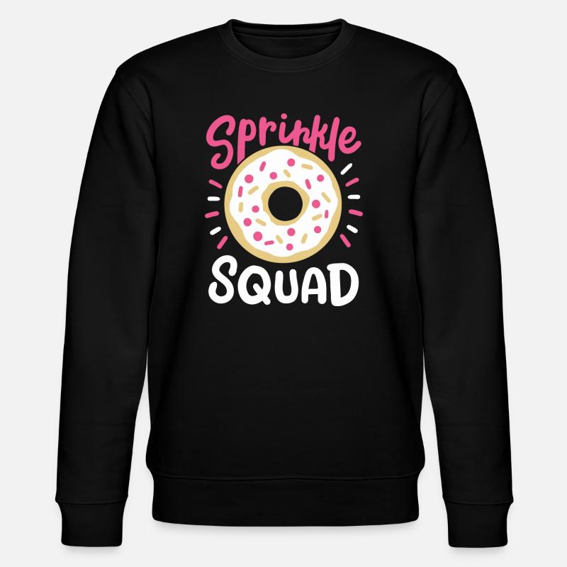 Donut Streusel - Stanley/Stella Unisex Bio-Sweatshirt CHANGER  - Schwarz
