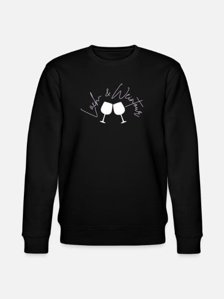 Lach und Weintour - Stanley/Stella Unisex Bio-Sweatshirt CHANGER - Schwarz