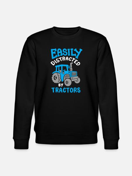 Traktor Bauer Landwirtschaft - Stanley/Stella Unisex Bio-Sweatshirt CHANGER  - Schwarz
