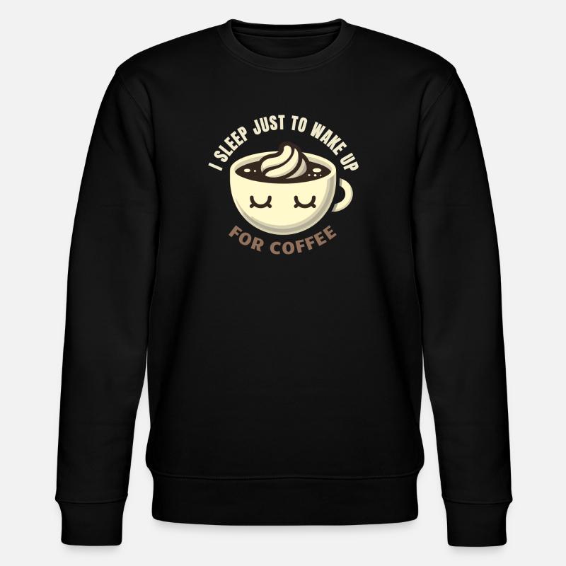 Accros au café - Sweat bio CHANGER Stanley/Stella Unisexe - noir