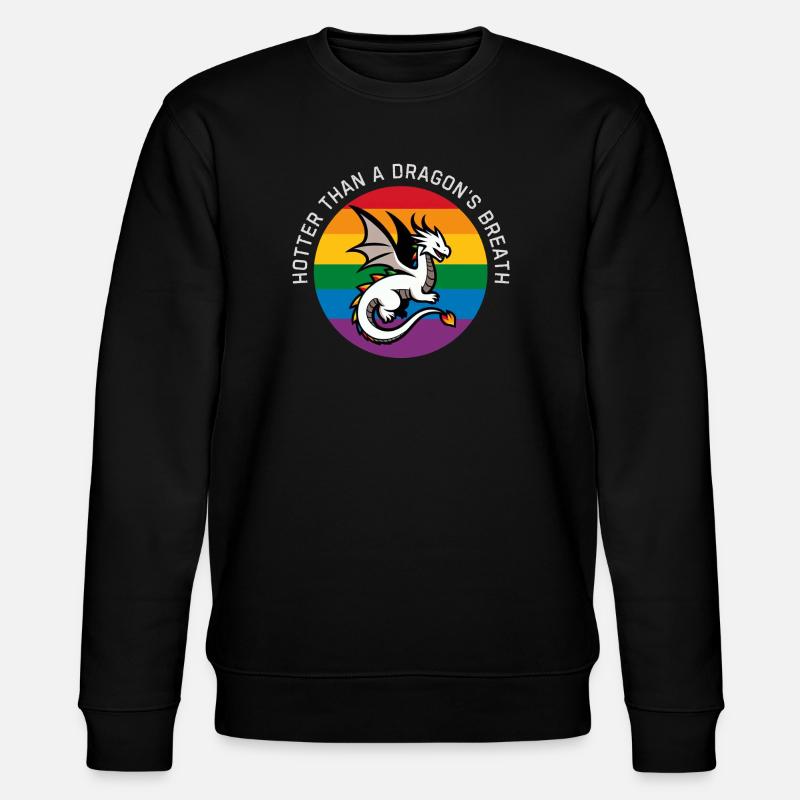 Lgbt-Drache - Stanley/Stella Unisex Bio-Sweatshirt CHANGER  - Schwarz