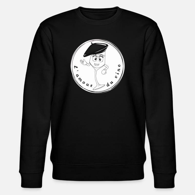 Caractère humoristique du vin - Sweat bio CHANGER Stanley/Stella Unisexe - noir