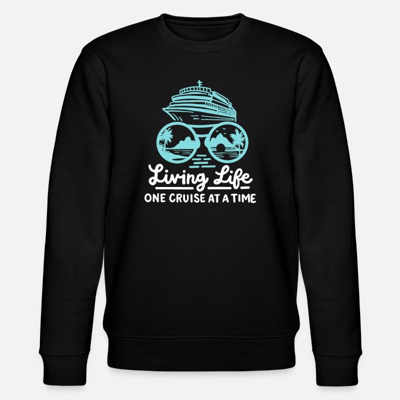 Kreuzfahrtschiff Kreuzfahrt - Stanley/Stella Unisex Bio-Sweatshirt CHANGER  - Schwarz