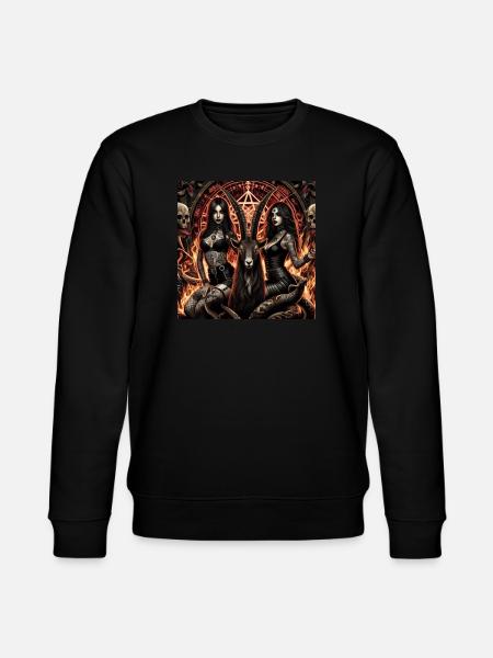Living with Satan - Stanley/Stella CHANGER Unisex Organic Sweatshirt - black