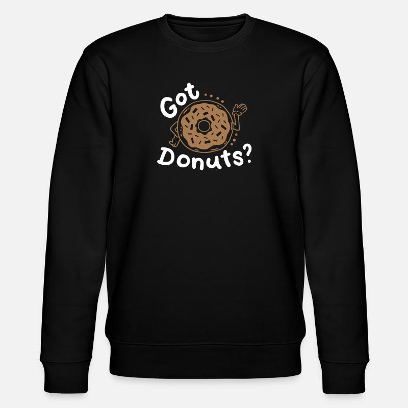 Donuts Donut-Liebhaber - Stanley/Stella Unisex Bio-Sweatshirt CHANGER  - Schwarz