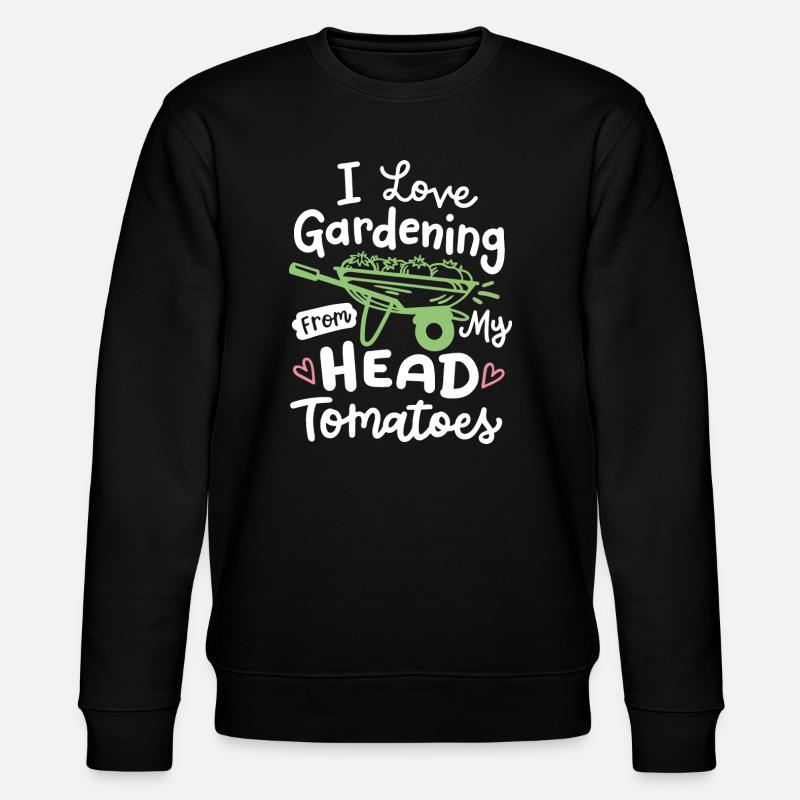 Gartenarbeit Gärtner - Stanley/Stella Unisex Bio-Sweatshirt CHANGER  - Schwarz