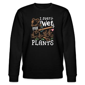 Gartenarbeit Gärtner - Stanley/Stella Unisex Bio-Sweatshirt CHANGER  - Schwarz - Vorne - Nik (191cm) & Marisol (170cm)
