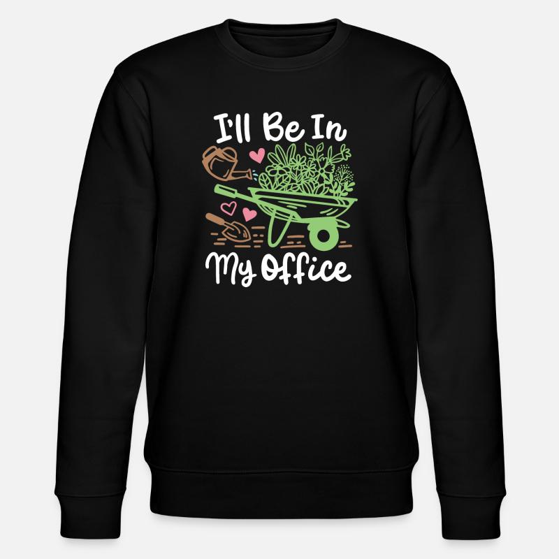 Gartenarbeit Gärtner - Stanley/Stella Unisex Bio-Sweatshirt CHANGER  - Schwarz