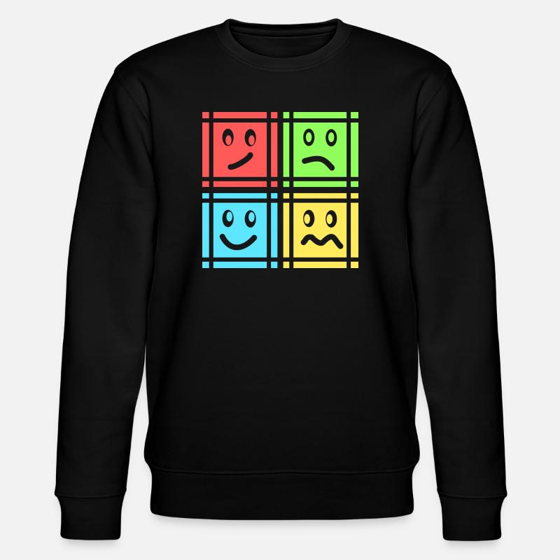 Geometric Patterns - Stanley/Stella CHANGER Unisex Organic Sweatshirt - black