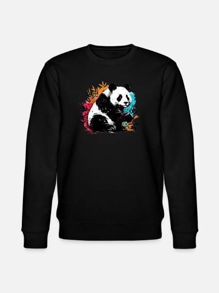 Panda - Sweat bio CHANGER Stanley/Stella Unisexe - noir