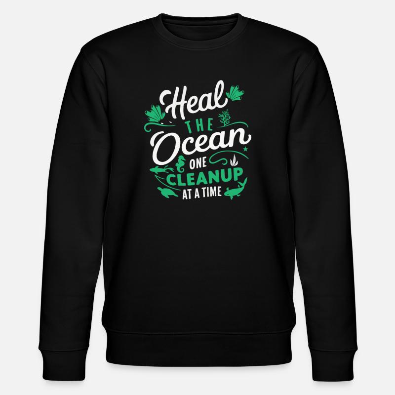 Étape de purification Ocean Save - Sweat bio CHANGER Stanley/Stella Unisexe - noir