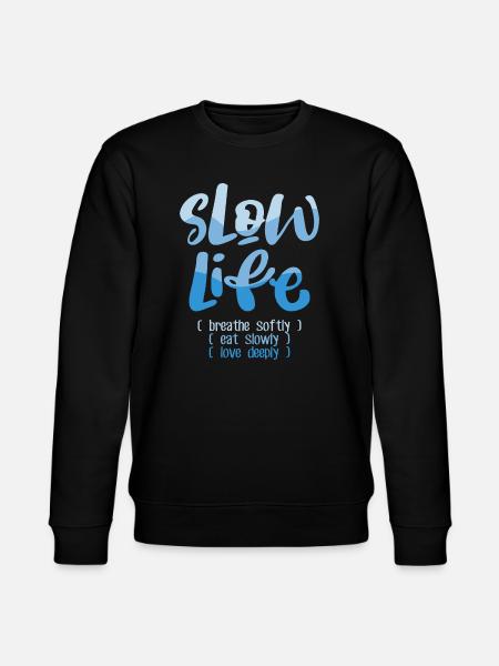 Slow Life 2 - Sweat bio CHANGER Stanley/Stella Unisexe - noir