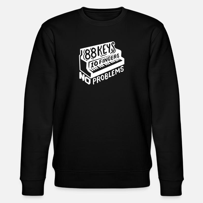 Piano Pianist - Stanley/Stella Unisex Bio-Sweatshirt CHANGER - Schwarz