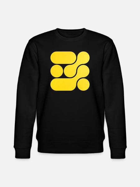 OCHOOO - Yellow - Stanley/Stella CHANGER Unisex Organic Sweatshirt - black