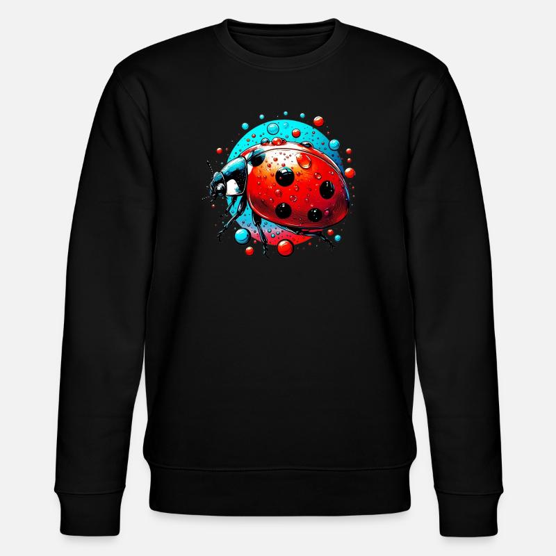Coccinelle - Sweat bio CHANGER Stanley/Stella Unisexe - noir