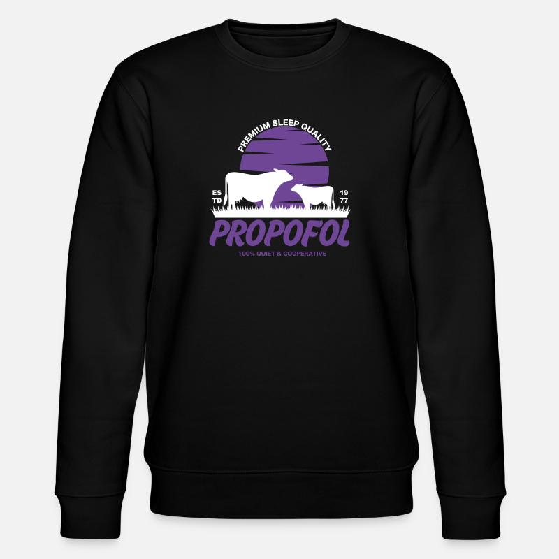 Propofol - Qualité de sommeil parfaite - Sweat bio CHANGER Stanley/Stella Unisexe - noir