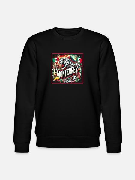 Monterrey Mexico Cities Design - Stanley/Stella CHANGER Unisex Organic Sweatshirt - black