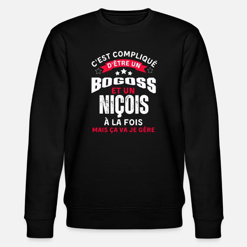 Habitants de Nice - Sweat bio CHANGER Stanley/Stella Unisexe - noir