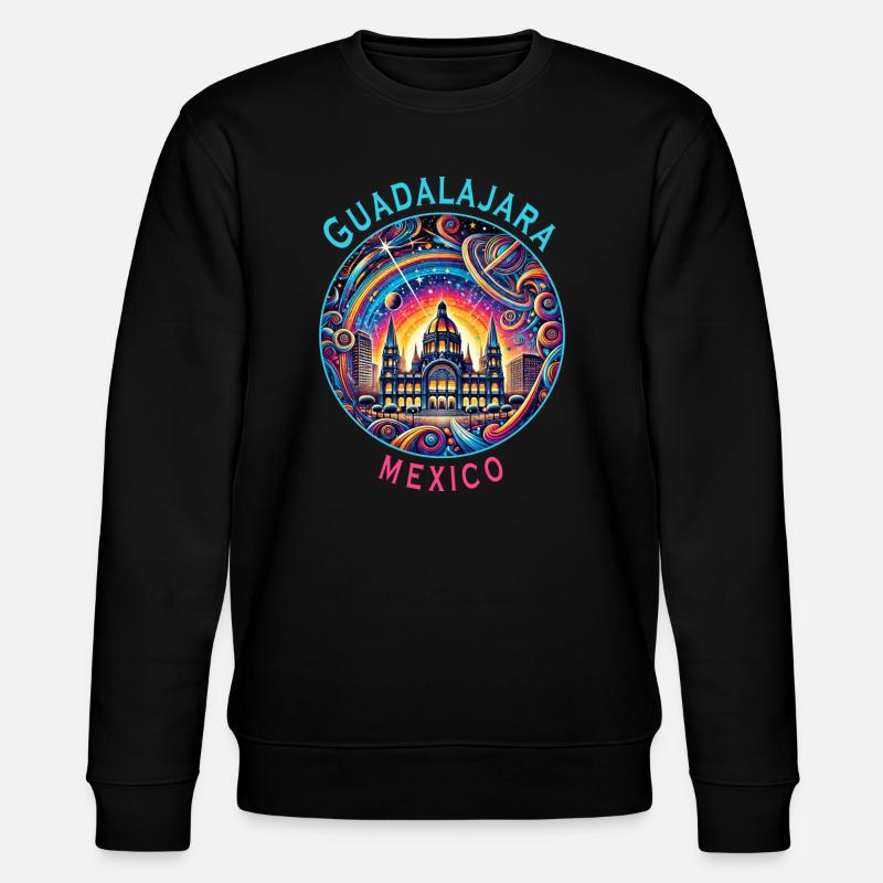 Guadalajara Mexiko Jalisco Design - Stanley/Stella Unisex Bio-Sweatshirt CHANGER  - Schwarz