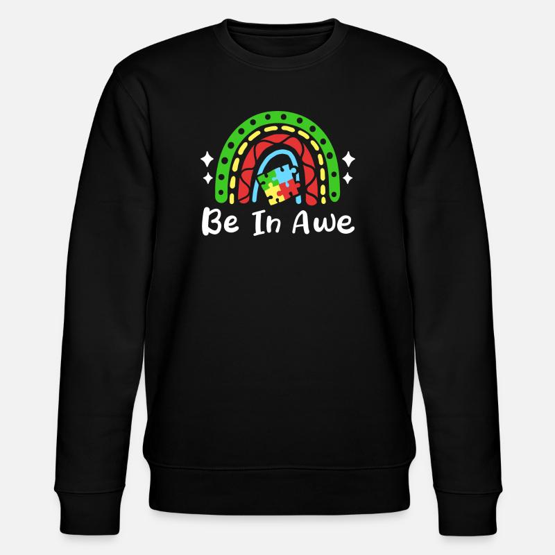 Autismus Bewusstsein - Stanley/Stella Unisex Bio-Sweatshirt CHANGER  - Schwarz