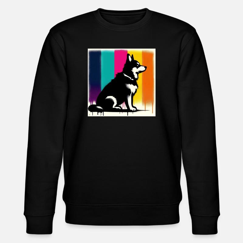 Chien - Sweat bio CHANGER Stanley/Stella Unisexe - noir