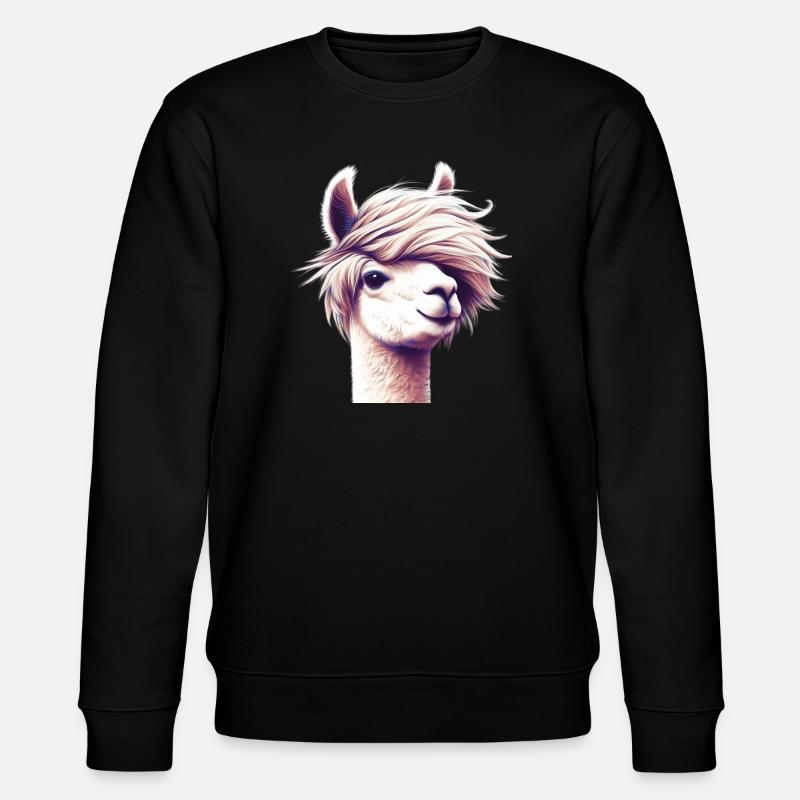 Alpaca - Stanley/Stella CHANGER Unisex Organic Sweatshirt - black