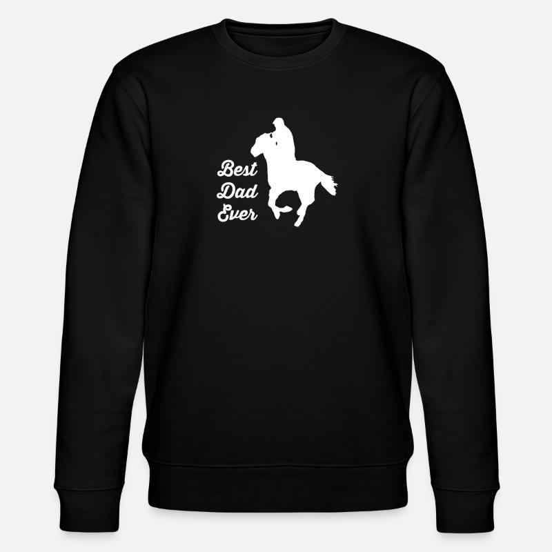 Cheval - Sweat bio CHANGER Stanley/Stella Unisexe - noir