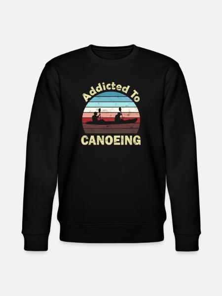 Canoe Canoeist - Stanley/Stella CHANGER Unisex Organic Sweatshirt - black