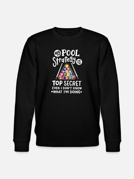 Billardspieler Billard - Stanley/Stella Unisex Bio-Sweatshirt CHANGER  - Schwarz