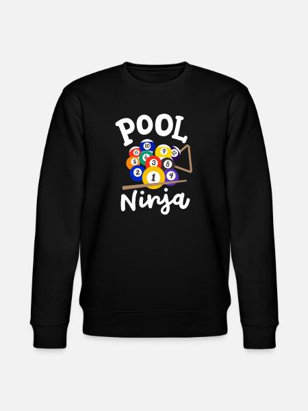 Billardspieler Billard - Stanley/Stella Unisex Bio-Sweatshirt CHANGER  - Schwarz