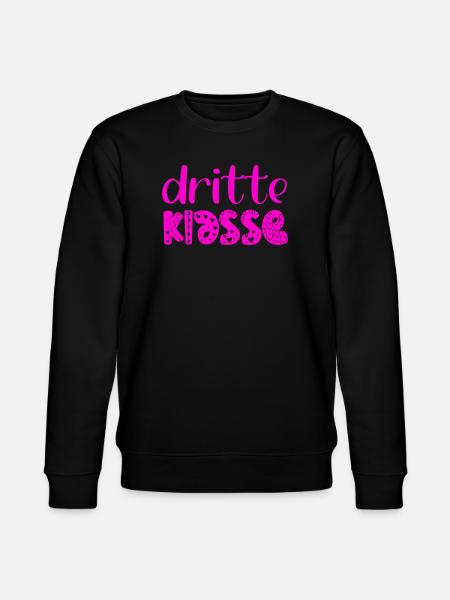 Grundschule 3. Klasse - Dritte Schulklasse - Stanley/Stella Unisex Bio-Sweatshirt CHANGER  - Schwarz