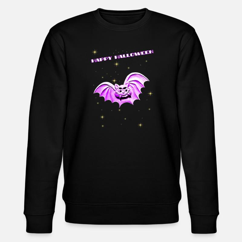 Chauve-souris pour Halloween - Sweat bio CHANGER Stanley/Stella Unisexe - noir