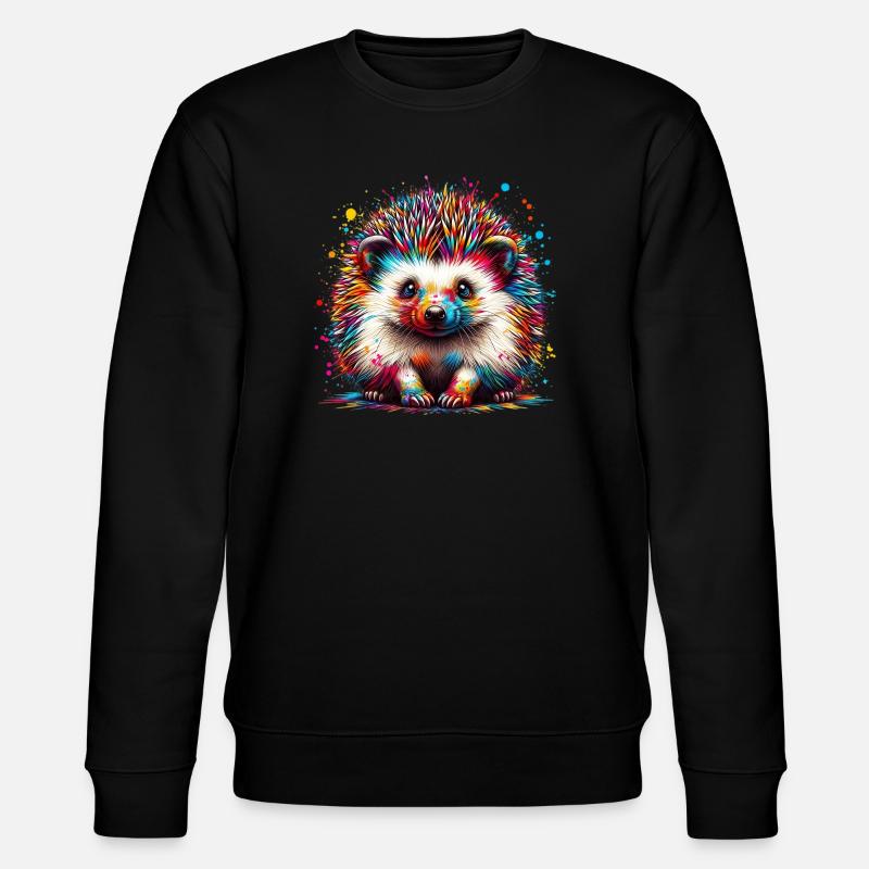 Hérisson - Sweat bio CHANGER Stanley/Stella Unisexe - noir