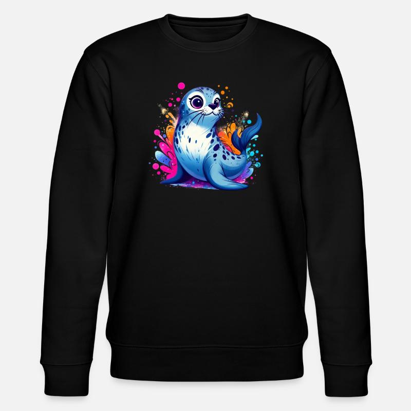 Phoque - Sweat bio CHANGER Stanley/Stella Unisexe - noir