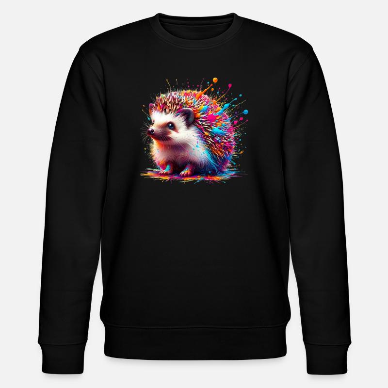 Hérisson - Sweat bio CHANGER Stanley/Stella Unisexe - noir