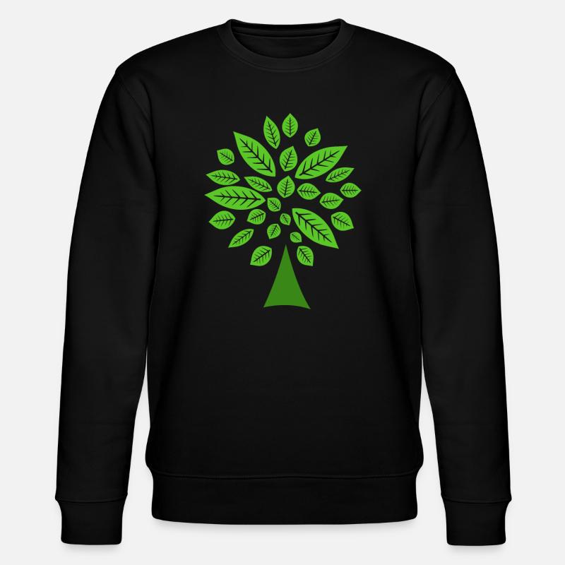 Arbre vert - Sweat bio CHANGER Stanley/Stella Unisexe - noir