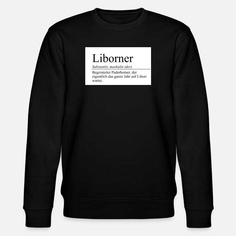 liborner - Stanley/Stella Unisex Bio-Sweatshirt CHANGER  - Schwarz