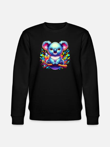 Koala - Stanley/Stella CHANGER Unisex Organic Sweatshirt - black