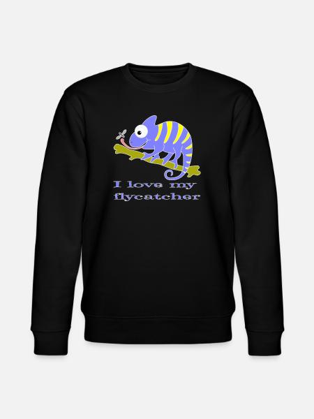 Chamaeleon animal - Stanley/Stella CHANGER Unisex Organic Sweatshirt - black
