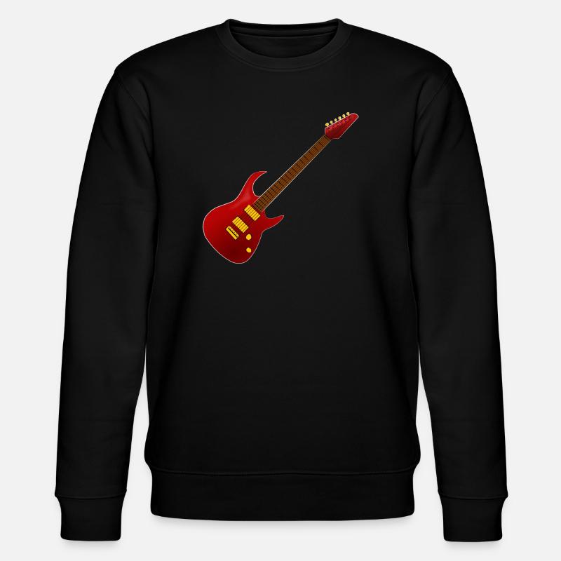 Gitarre musiker - Stanley/Stella Unisex Bio-Sweatshirt CHANGER  - Schwarz