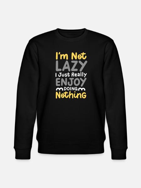 Sarkasmus Faul Humor - Stanley/Stella Unisex Bio-Sweatshirt CHANGER - Schwarz