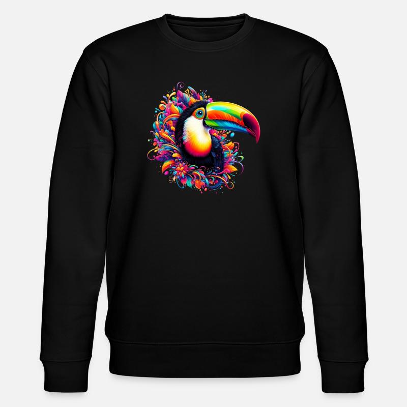 Tukan - Stanley/Stella Unisex Bio-Sweatshirt CHANGER - Schwarz