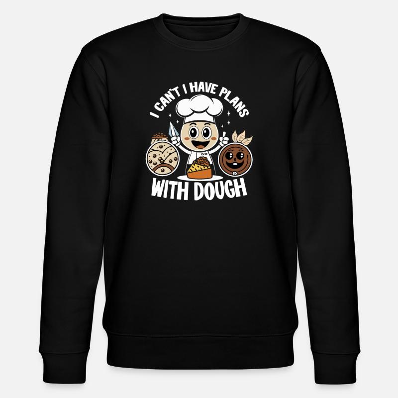Chef with dough joy - Stanley/Stella CHANGER Unisex Organic Sweatshirt - black