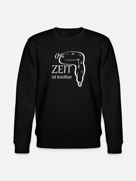 Creative watch design with saying - Stanley/Stella CHANGER Unisex Organic Sweatshirt - black