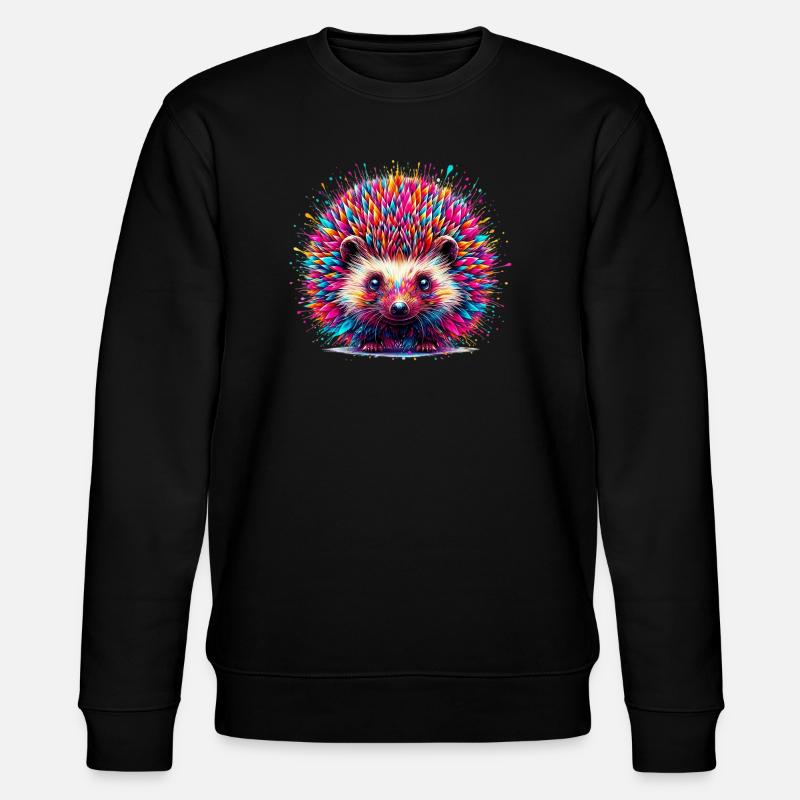 Igel - Stanley/Stella Unisex Bio-Sweatshirt CHANGER  - Schwarz